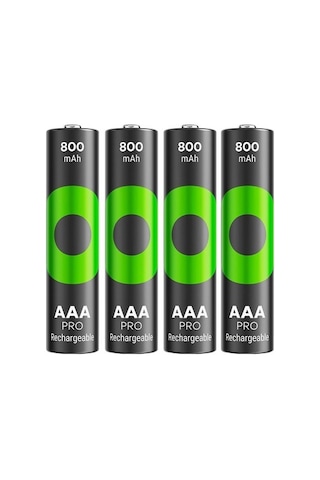 4'lü Şarjlı Aaa Ni-mh Pil, 800 Mah Kapasite