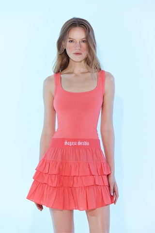 Sagaza Studio Ss6006 Mini Elbise Nar Çiceği