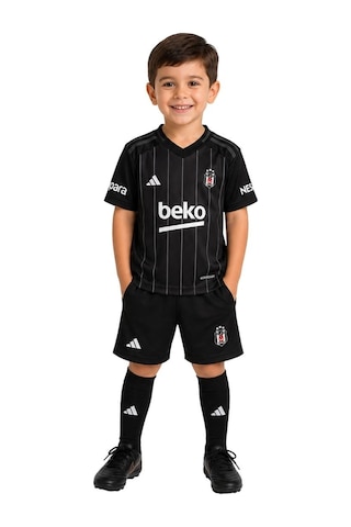 Beşiktaş Lisanslı Adidas Siyah Set Kişiye Özel Forma