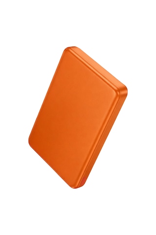 Hoco. Q26a Joy 10.000 Mah 20w Type-c Ve 15w Kablosuz Magsafe Şarj Özellikli Pd Powerbank - Turuncu Turuncu