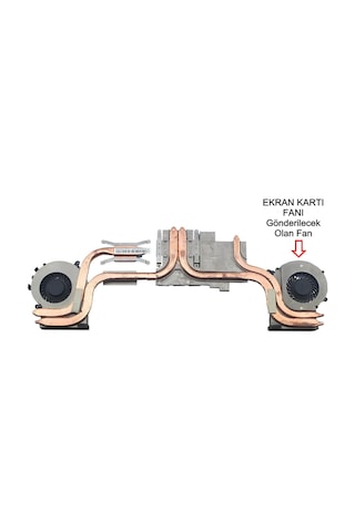MSI Uyumlu Pe60 2Qd,Pe60 2Qe, Pe60 6Qe Gpu Fan Ekran Kartı Soğutucu Fan
