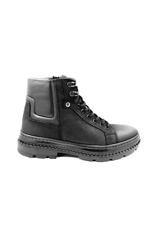 Pierre Cardin 382208 Siyah Kışlık Bağcıklı Fermuarlı Erkek Bot