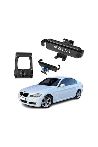 Bmw 3 Serisi 3.16i Araca Özel Cep Telefon Tutacağı Robotik Oynar Başlık 2006-2011 Arası Profesyonel Siyah