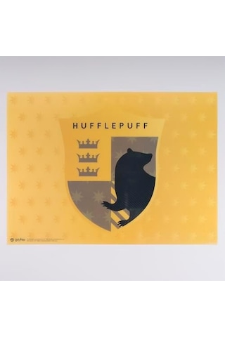 - Hufflepuff Lisanslı Amerikan Servis Acı Kahverengi