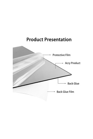 Opulentliving Modern Elmas Desenli Akrilik Ayna Sticker - Duvar Dekorasyonu, Farklı Renk Ve Boyut