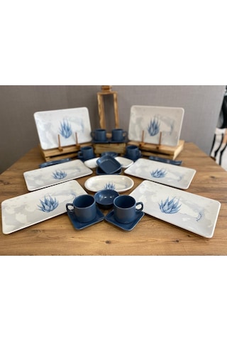 Takım Kahvaltı Blue Magıc 27 Parça 6 Kişilik
