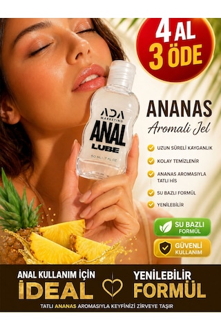 Ada Marketing 50 Ml Ananas Aromalı Anal Kayganlaştırıcı Jel Özel Seri