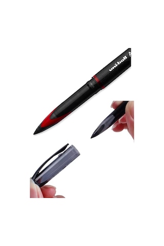 Mavi Siyah Kırmızı Pilot Kalem 3 Adet Uniball Air Mikro 0.5 Mm Roller Pilot Kalem Uba-188-m Roller Uçlu Likit Mürekkep Mavi
