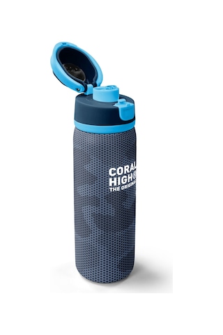 Coral High Lacivert Desenli Pipetli Ve Direkt İçim Çelik Termos 800 Ml 38580 Lacivert - Gri