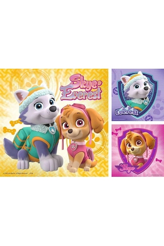 Ravensburger 3x49 Parça Paw Patrol Skye & Everest Puzzle