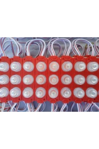12v 3w Kırmızı Modül Led 20 Adet