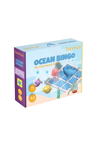 DoerKids Okyanus Temalı Çocuk Tombalası - Ocean Bingo