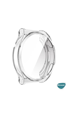 Huawei Watch Gt5 Pro 46mm Kılıf 360 Full Round Soft Silicone Şeffaf Watch Gt5 Pro 46mm İle Uyumlu Kılıf - Şeffaf
