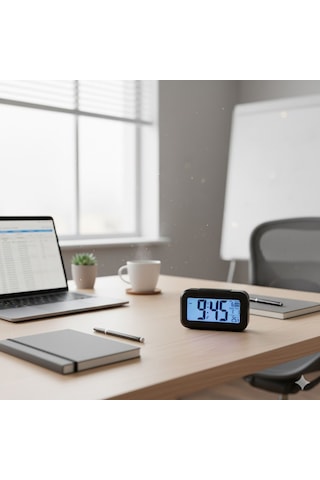Masa Üstü Dijital Alarmlı Saat