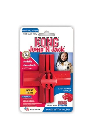 Kong Jump'n Jack Köpekler İçin Çok Amaçlı Isırma Oyuncağı L