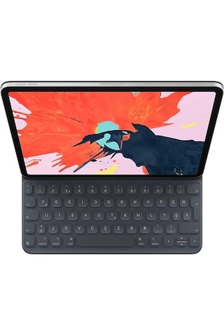 Apple Uyumlu iPad Pro 11" 1 2 3 4. Nesil Taşınabilir Akıllı Türkçe Q Klavyeli Kılıf MU8G2TX A