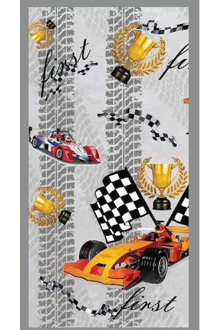 Brillant Latex Kaymaz Taban Çocuk Halı-Rally Hl11142.101-(100X160 Çok Renkli