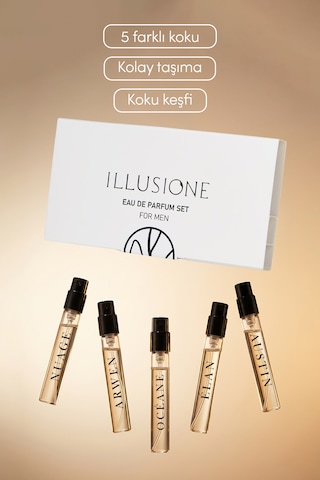 Erkek Parfüm Deneme Set 5x2 10ml Aromatik