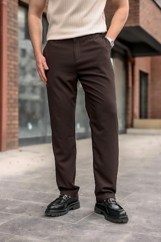 Madmext Kahverengi Basic Erkek Pantolon E6576