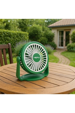 Hepu Hp-f06 Usb Şarjlı Sessiz Masaüstü Mini Fan
