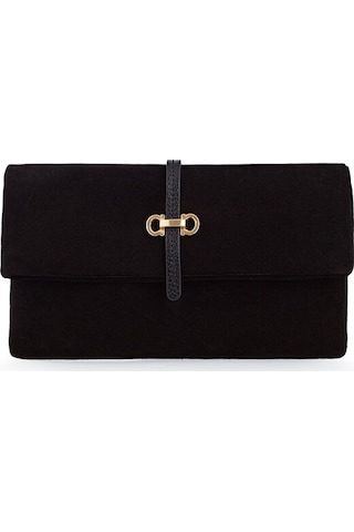 Bilik Deri Exclusive Siyah Kadın Portföy & Clutch Çanta Blm P-02-sü Siyah