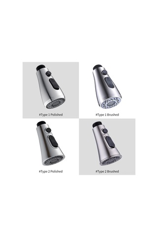 Qingmipy Mutfak Çekme Kranı Üç Fonksiyonlu Akış, Sprey, Durdur Su Tasarruflu G1/2 Bağlantılı, Anti-tıkanıklık Silikon Uçlar, Abs Malzeme, El İle Kurulum Diğer