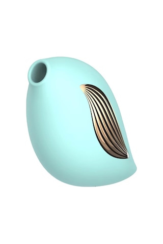 Pembe Tilki Kuş Tasarımlı Emişli Vibratör Yeşil