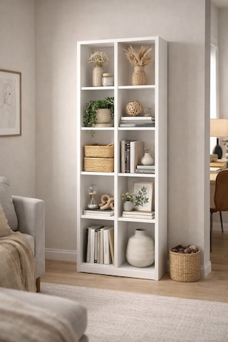 Alesta Life 10 Raflı Kitaplık 162 x 55 x 20 CM