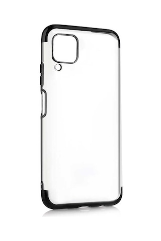 Huawei P40 Lite Kılıf Zore Dört Köşeli Lazer Silikon Kılıf