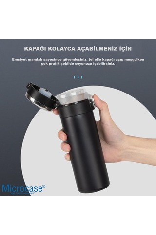 Paslanmaz Çelik 420ml Led Ekranlı Termos Al4379