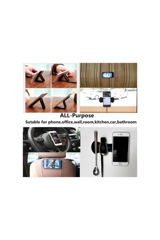 Flourish Lama Nano Kaydırmaz Güçlü Yapışkanlı Telefon Tutucu 2li Siyah - 879315069 Siyah