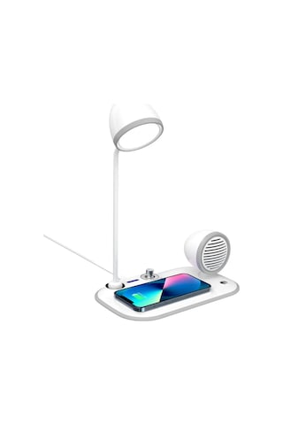 Wirelles Charging 20w 3in1 Kablosuz Şarj Standı Led Işıklı Hopörlor Modlu Wirelles Charging
