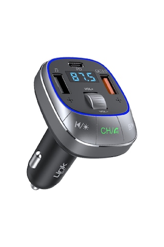 Linktech Gf17 48w Pd + Qc3.0 Led Ekranlı Fm Transmitter