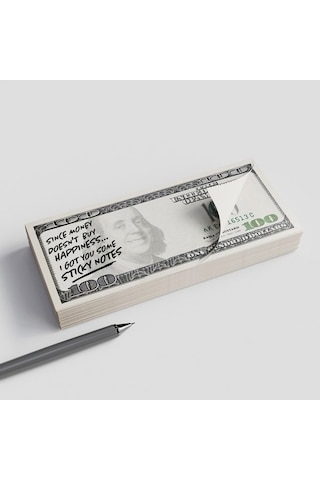 Mustard Cash Sticky Notes Not Kağıdı