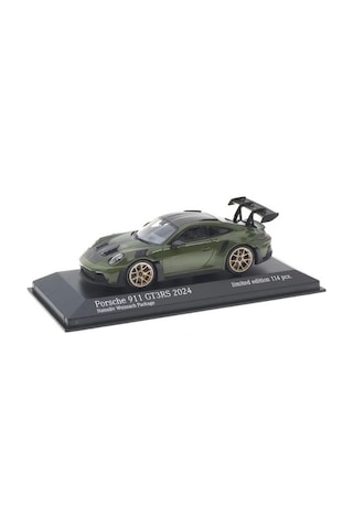 Minichamps 1:43 Porsche 911 Gt3 Rs 992 2024 Nato Olive Green Limited Edition 114 Model Araba