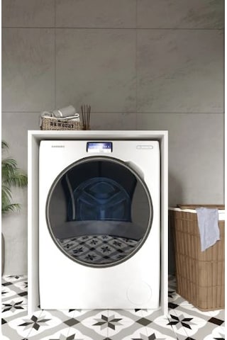 Çamaşır Makinesi Alt Dolabı Ispa Gri