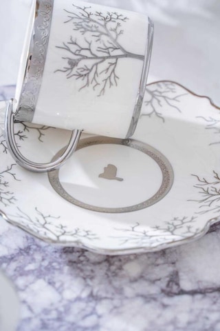 Acar Kıeran Silver 6 Kişilik Kahve Fincanı Takımı Hxf-06801