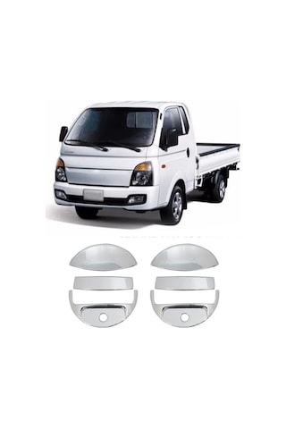 Hyundai H100 Uyumlu 2004 Ve Üzeri Kapı Kolu 6 Parça Abs Krom Kaplama
