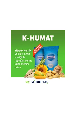 Gübretaş K Humat Potasyum Humik Fulvik Asit Organik Gübre 10 KG