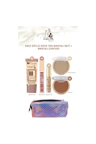 Cecile Keçi Sütlü Buğday Ten Makyaj Seti