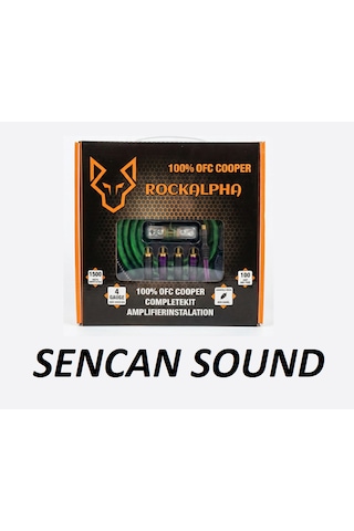 Rockalpha 4 Awg %100 Bakır 1500watt Full Amfi Kablo Takımı Y Fis li Sencan Sound Rockalpha 4 Awg %100 Bakır 1500watt Full Amfi Kablo Takımı Y Fis li Sencan Sound