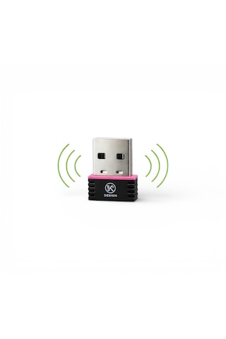 Usb Wifi Adaptörü 300 Mbps Kablosuz İnternet Alıcısı Siyah