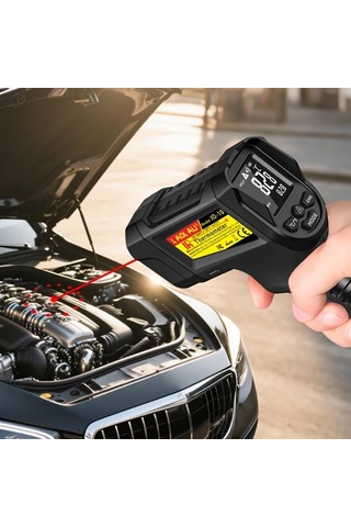 Honeybeeshop Jd-10 Laolau Dijital Kızılötesi Termometre 50 800c 1472f Temassız Sıcaklık Ölçer Endüstriyel Ev Yemekleri Araç Bakımı Barbekü