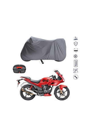 HERO KARİZMA Arka Çanta Uyumlu Motosiklet Branda Su Geçirmez Motor Branda