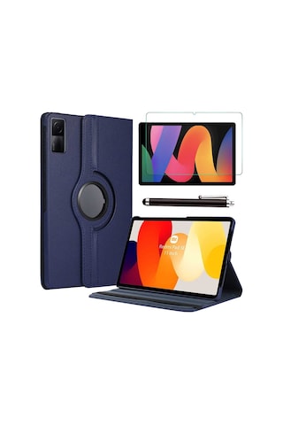 Xiaomi Redmi Pad Se 11 Uyumlu Tablet Kılıfı Cam Ekran Koruyucu Kalem Set Kapaklı Kılıf