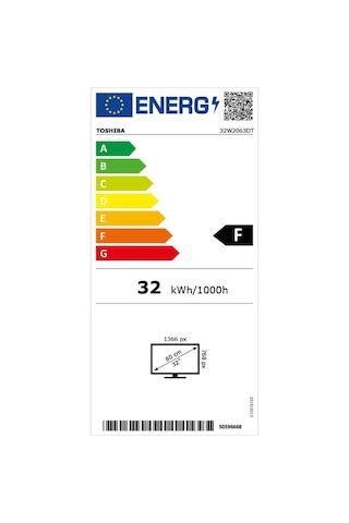 Toshiba 32W2163DT 32" HD Smart LED TV