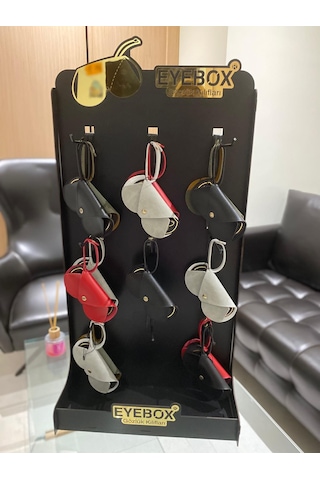 Esrada Optik İle Güneş Gözlüğü Kılıfı Asılabilir Krem Rengi