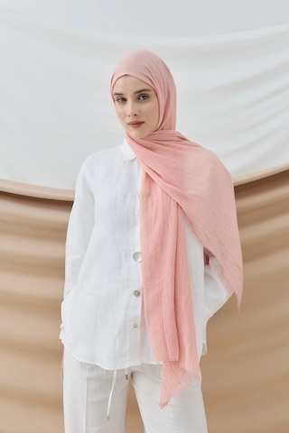 Deserto Fashion Bambu Şal Düz Renk-3538 Açık Bordo