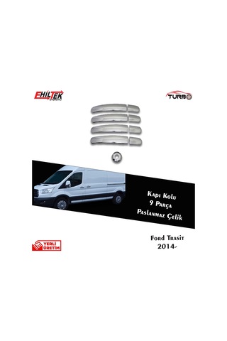 S-Dizayn Ford Transit Krom Kapı Kolu 4 Kapı 9 Prç. 2014-Üzeri