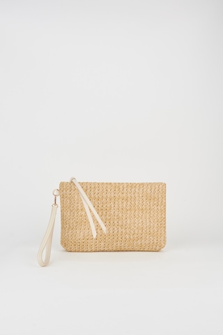 Vivaq Kadın Bellis Örgü Hasır Astarlı Suni Deri Bilek Askılı Portföy El Ve Clutch Çanta